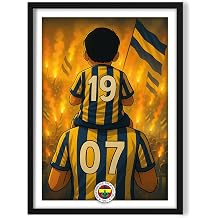 KARTPOST3R Fenerbah e 1907 Tablo Poster No 0051  er eveli