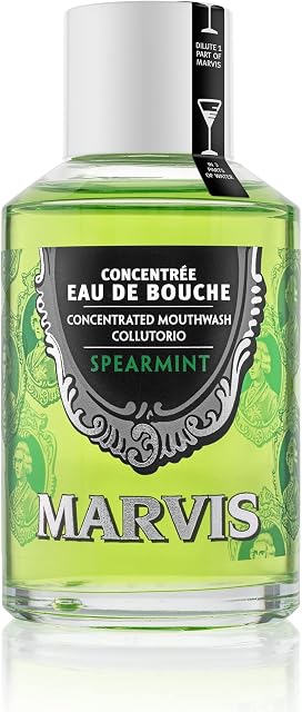 Marvis Mouthwash Spearmint 120ml Black