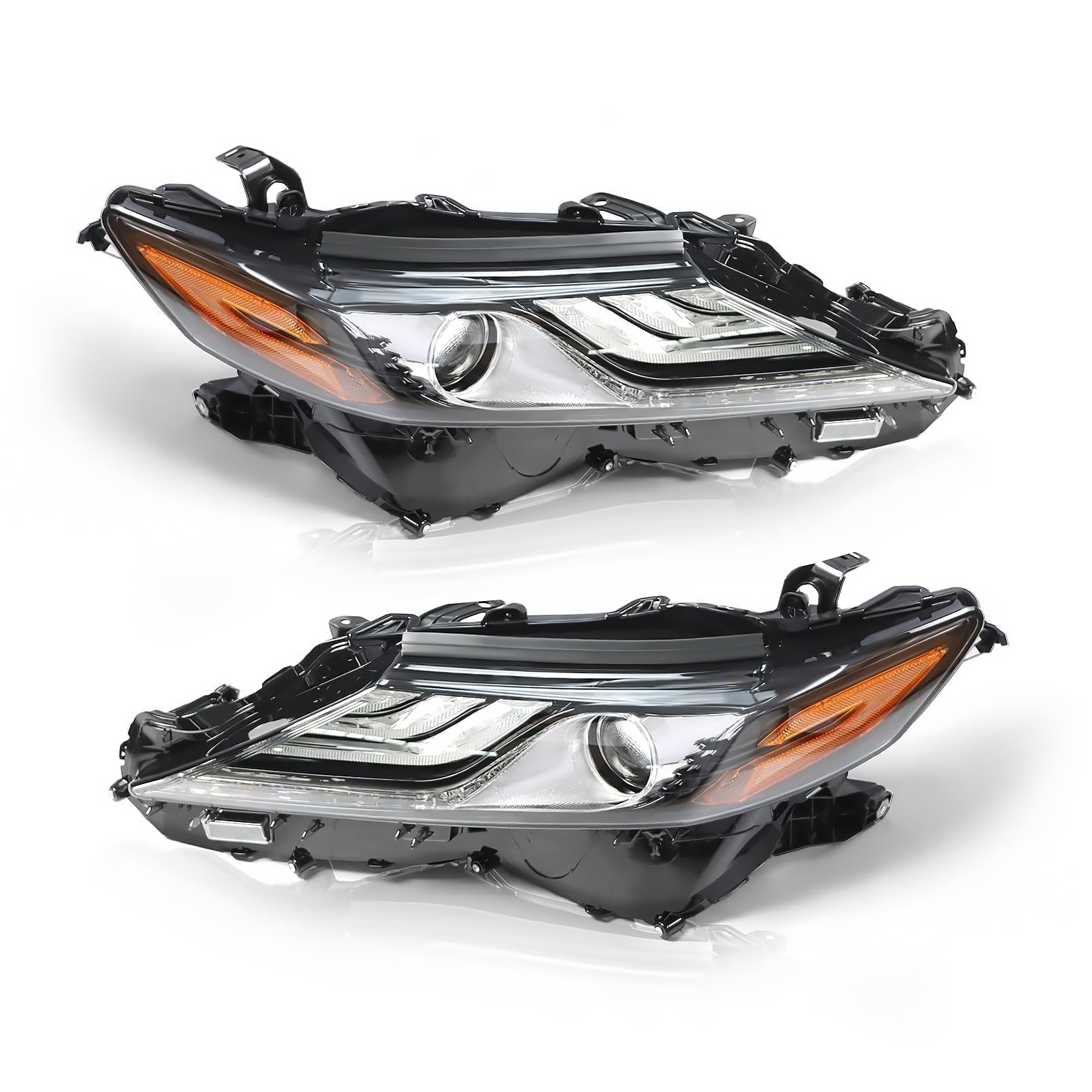 Headlights Assembly Compatible with 2021-2022 Camry XSE Headlamps Replace 8115006G30 8111006G30