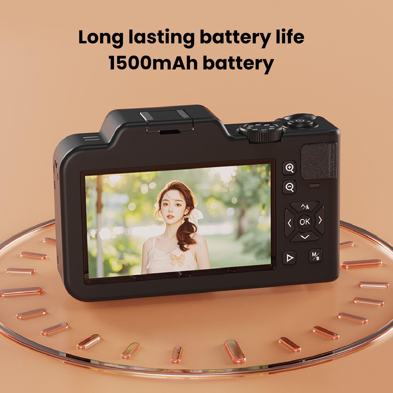KIMISS Fotocamera Digitale 5K 80MP per Vlogging