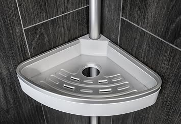 Primanova Venta 3Lü Köşe Rafı Aynasız-Beyaz M-N38-01
