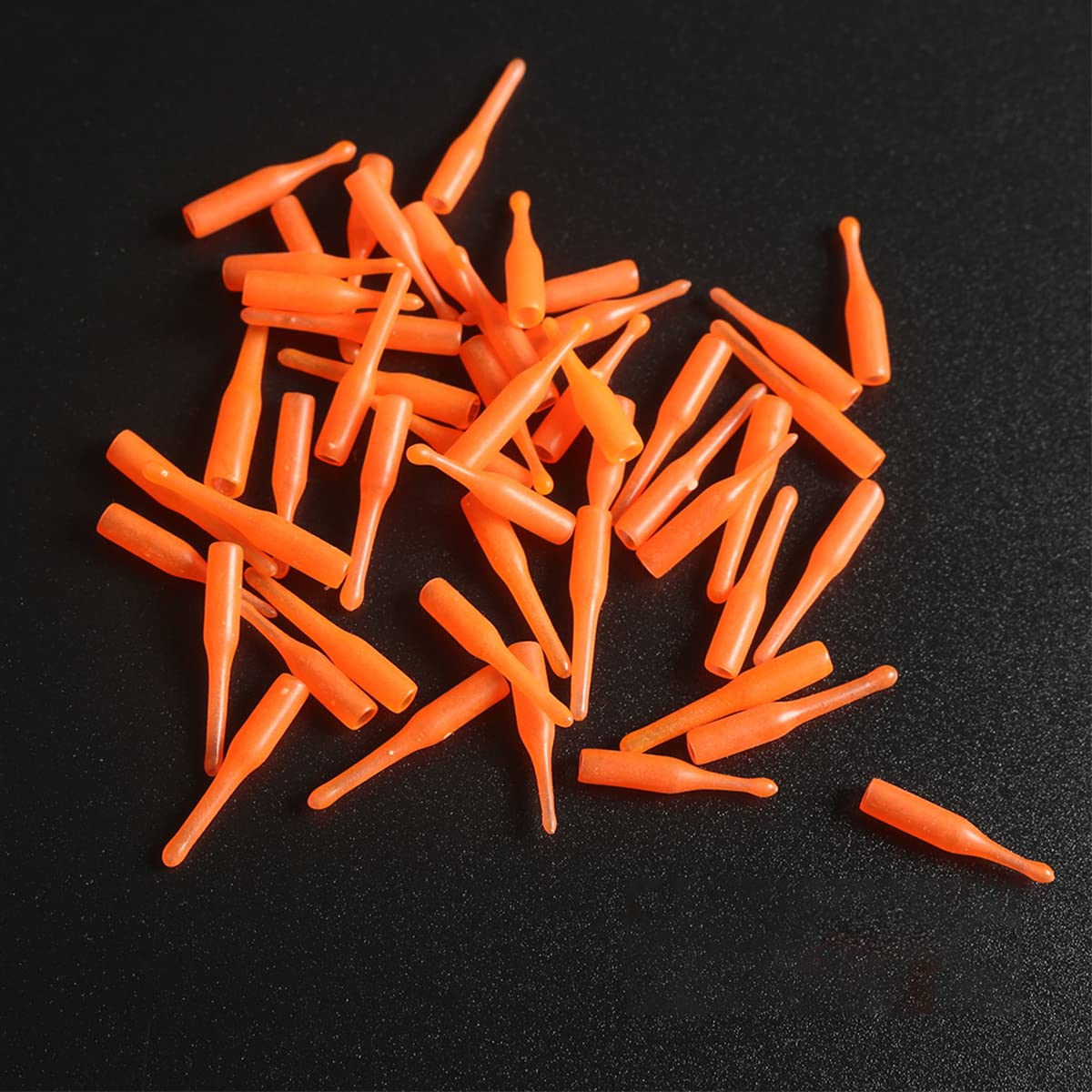 50 Piezas Glow Sticks de Pesca, Luminosos Pesca, Barra de Luz Fluorescente, 4,5 x 37 mm, Luces de Aviso en Cañas Pesca, Starlite de Pesca, Accesorios para Pesca para Pesca Nocturna