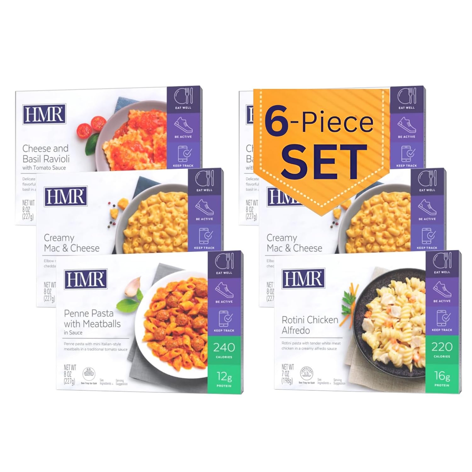 HMR Pasta Classics Entree Bundle (6 meals)