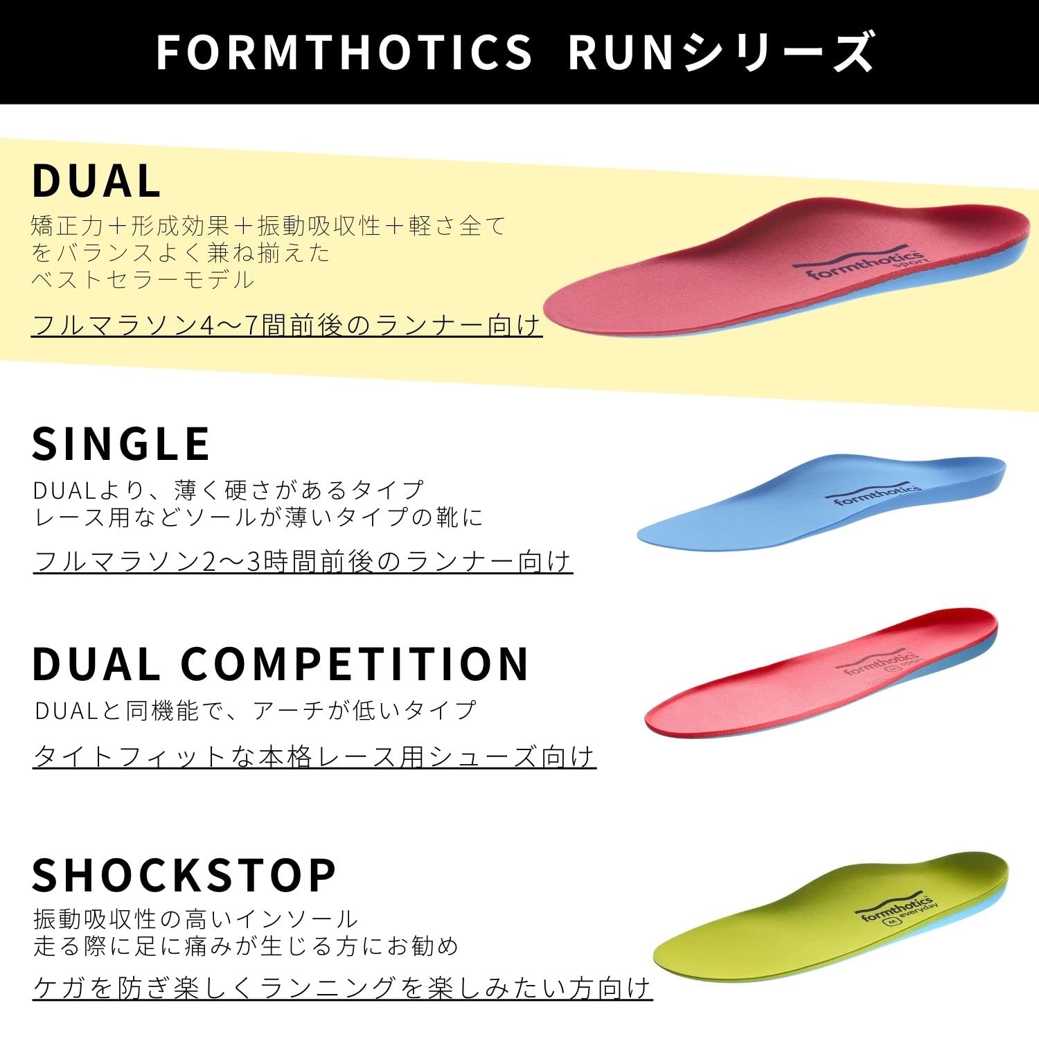 Formthotics Run Dual Density, Solette Unisex-Adulto