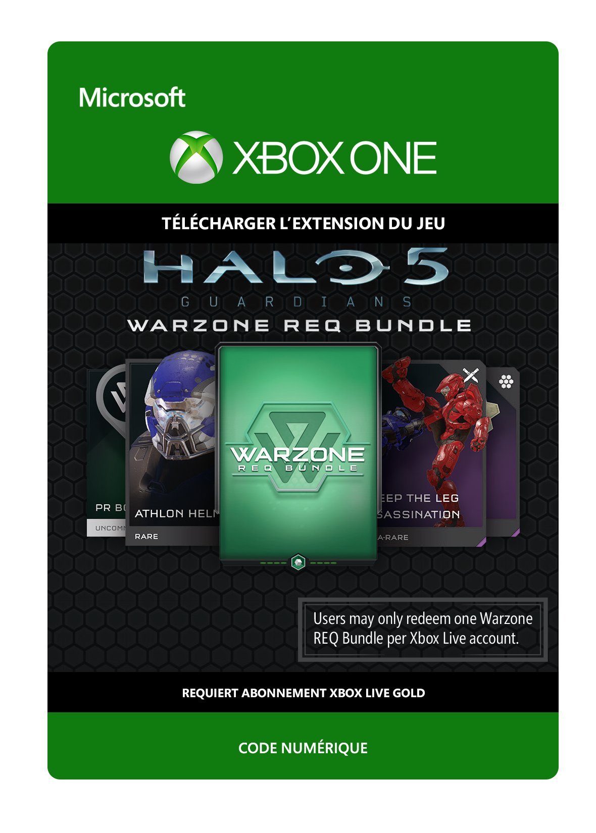 Halo 5 Guardians - Warzone REQ Bundle [Xbox One - Code jeu à télécharger]