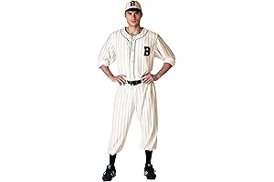 Vintage Baseball Player Costume: Retro Zombie Halloween