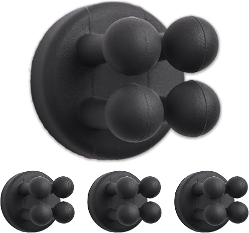 Miniatura 9 de 4 soportes de silicona impermeables para cepillos de dientes ganchos autoadhesivos multifunción para colgar llaves toallas cable para cocina baño