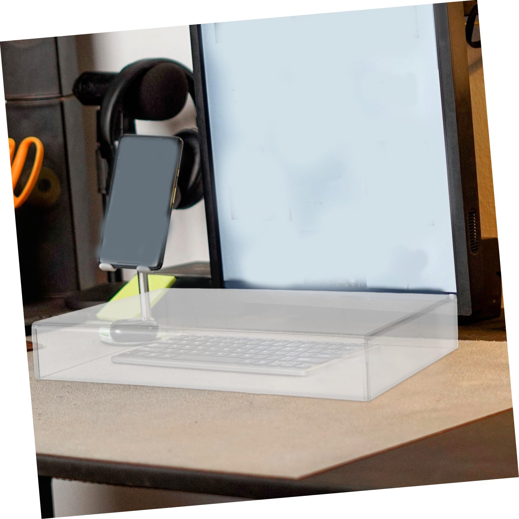 CLISPEED Copertura Protettiva Tastiera Protezione Antipolvere in Acrilico Trasparente Efficiente Resistente All'acqua Design per Laptop Gaming e Studenti