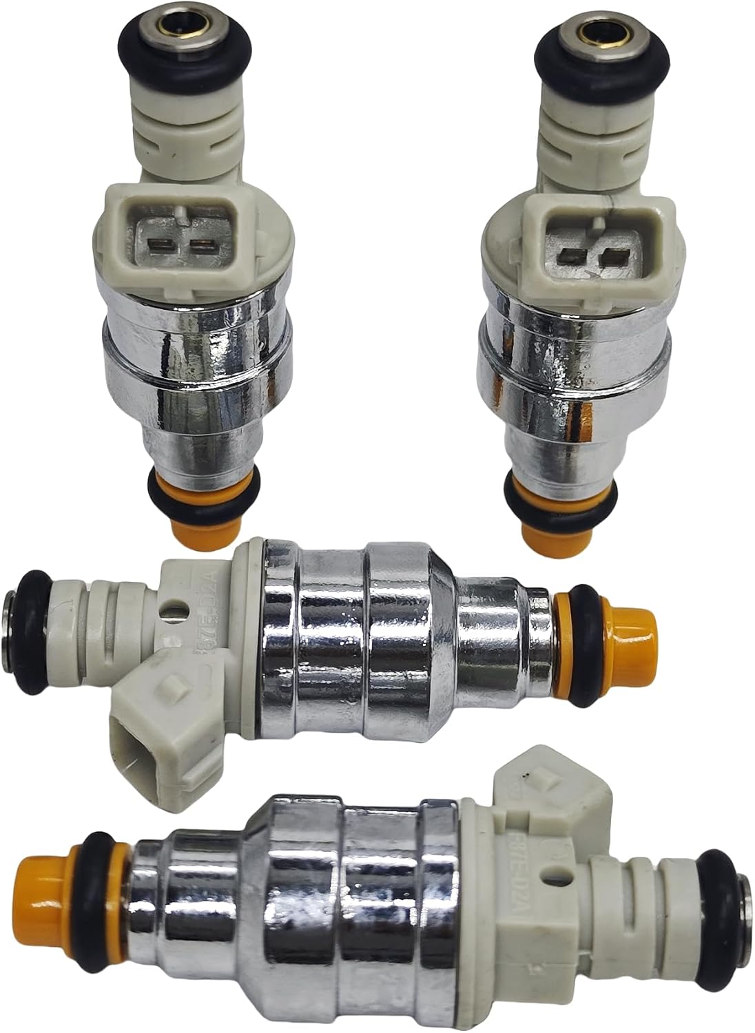 Fuel Injectors Pack of 4 Compatible with Ford Ranger B2500 Mustang Tempo 2.5L L4 1985-2001, Replace F87E-D2A, F87E-B2A, F87E-D2C, F87E-D2B, F87E-B2B