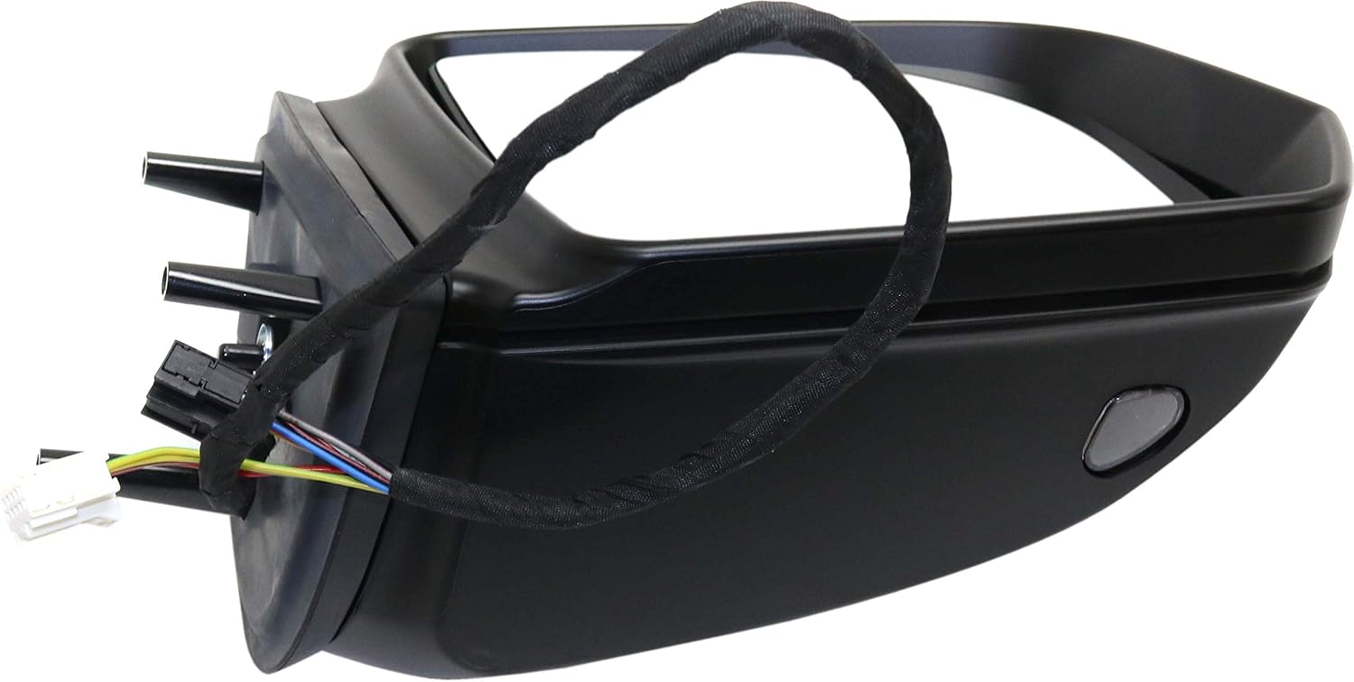 Kool Vue Passenger Side Power Heated Mirror for Mercedes Benz ML350 GL450 GL550 ML550 ML63 AMG 2009-2010 Manual Fold With Signal Light, Memory & Puddle Lamp Paintable