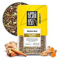 Vista 11 de Tiesta Tea - Té de jengibre y melocotón dulce, hojas sueltas, té herbal de melocotón picante, mezcla de tranquilidad sin cafeína, hojas de hierbas a