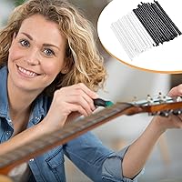 Vista 2 de 100 Pcs 50 x 2 mm Guitar Fingerboard Side Marker Fingerboard Side Dot with 2 mm Diameter Drill Bit Tools and a Box Music Instrument Inlay Dots Bass