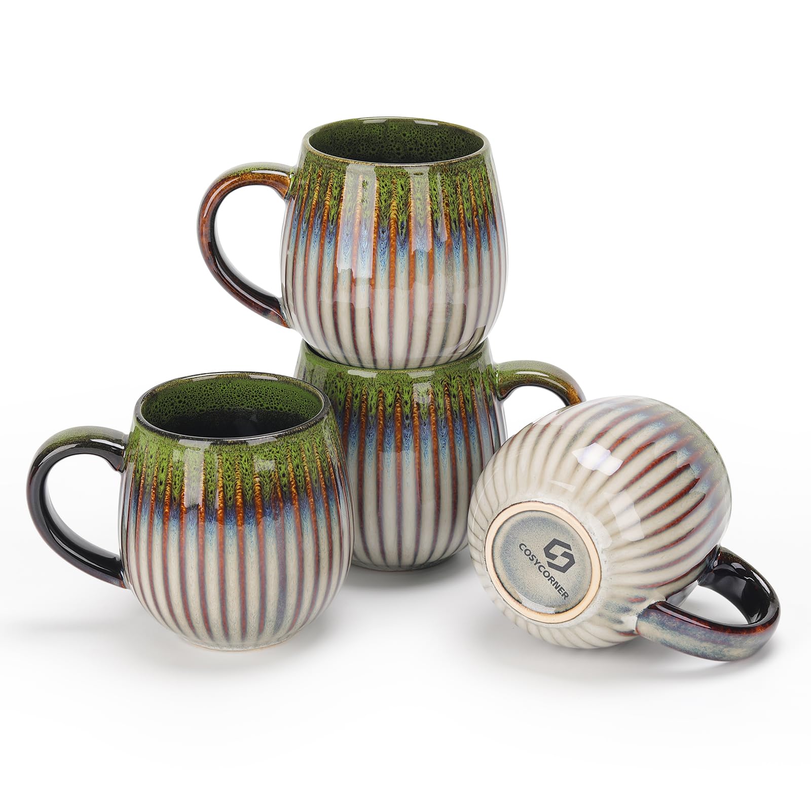 CosyCorner Keramik-Kaffeetasse, große Kaffeetassen mit 19 Unzen für Zuhause und Büro, Keramiktasse für Kaffee und Tee