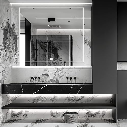 Miniatura 6 de Luz de maquillaje estilo Hollywood, luz LED de neón blanca ultra brillante de 10 pies, tira de luces de control táctil regulable, para tocador de