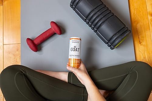Miniatura 5 de BeGOAT Clean Energy Drink  Sin OMG, vegana, sin gluten, a base de plantas con 200 mg de cafeína, 25 calorías y 7 carbohidratos netos  Cafeína