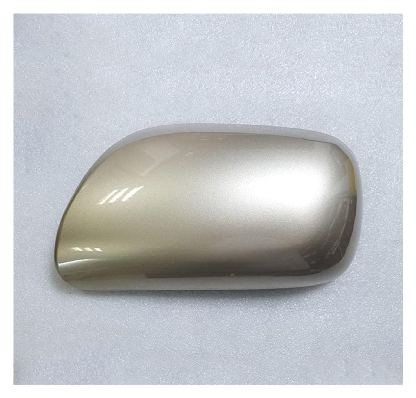 STUIJKVSZ Door Mirror Covers Caps For Toyota Yaris 2006-2011 Rearview Cover Reverse Shell Case Housing Side Wing Cover(Champagne LH)