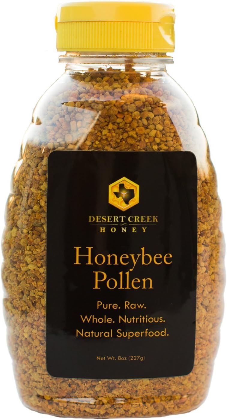 Desert Creek Honey's All Natural, Raw, Premium Honey Bee Pollen, 8 oz