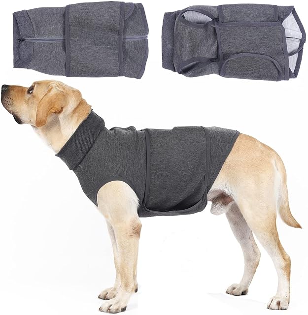 Foto 6 de 8 de Chaleco de alivio de la ansiedad para perros y gatos, chaqueta suave para aliviar el estrés