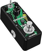 Vista 6 de LEF-333 Pedal de compresor mini analógico de efectos de compresión Pedal Stompbox para guitarra eléctrica Bajo True Bypass Pedal Compressor