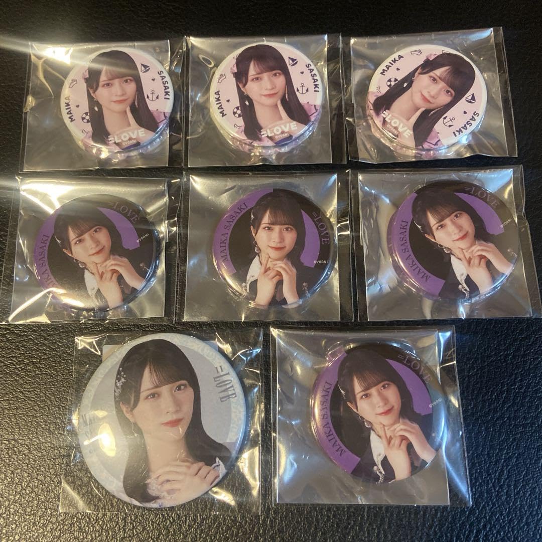 佐々木舞香 缶バッジ まとめ売り K107758165 - アイドル最 安値