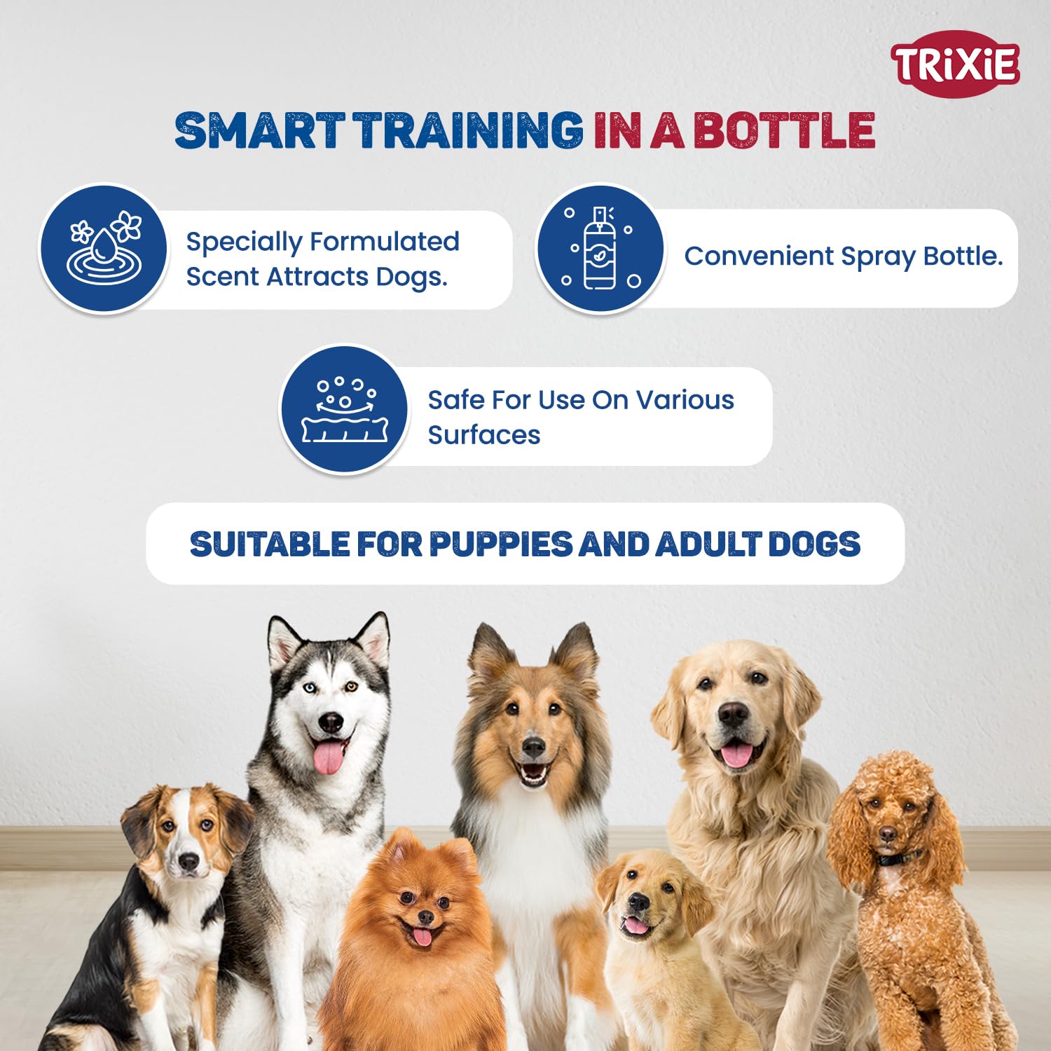 Trixie: - House Training Spray for Puppies | Helps Keep Areas Free of Dog Urine with a 100% Pure, All-Natural Blend of Therapeutic-Grade Essential Oils - 175 ml 3