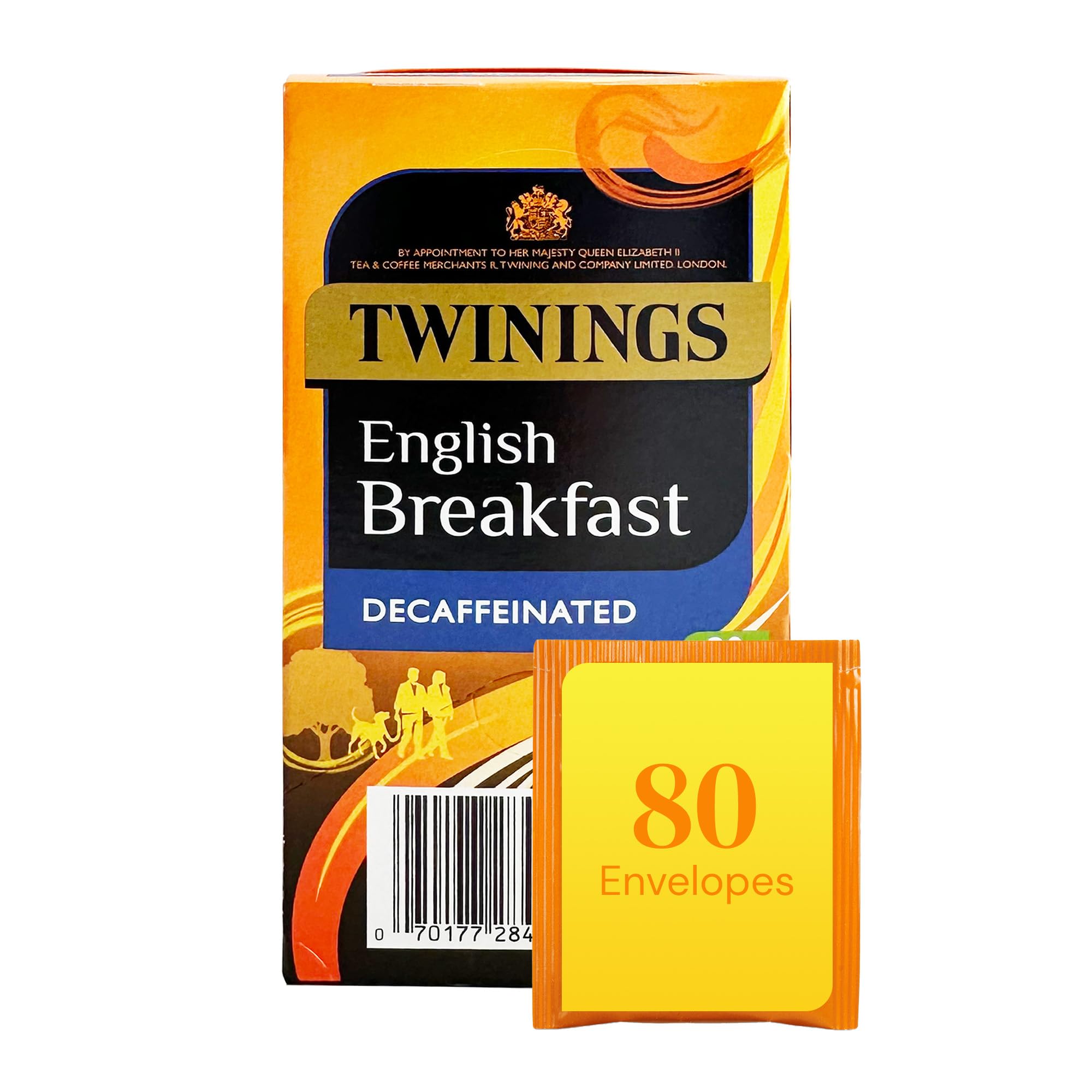Twinings Decaffeinated English Breakfast Tea Bags Pack of 80 F12423