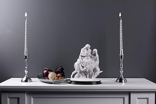 Miniatura 7 de The Ancient Home Lanzador de discotecas Estatua griega Grecia Mitología Escultura de un atleta olímpico Discobolus desnudo Hecho en Europa 7.9 in