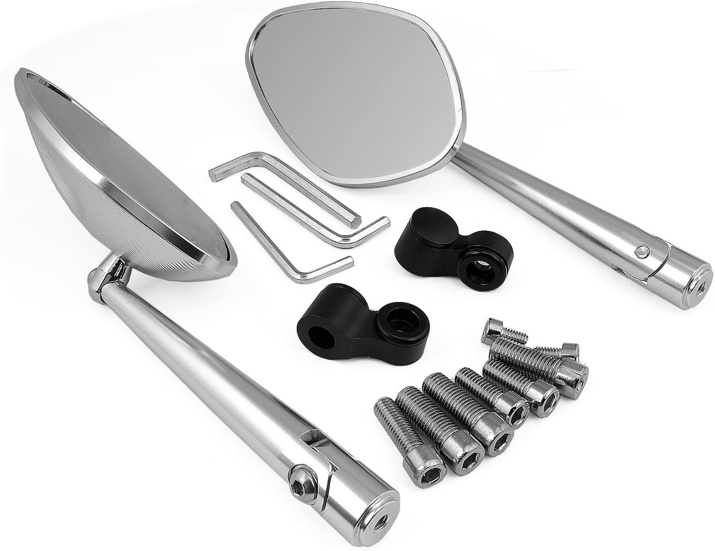 Motorcycle Parts street fighter Silver Left & Right