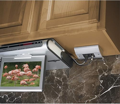 Miniatura 2 de Bryant Electric RU270W tradeSELECT Caja de distribución de energía para debajo del gabinetemostrador, ajuste GFCI, nailon blanco