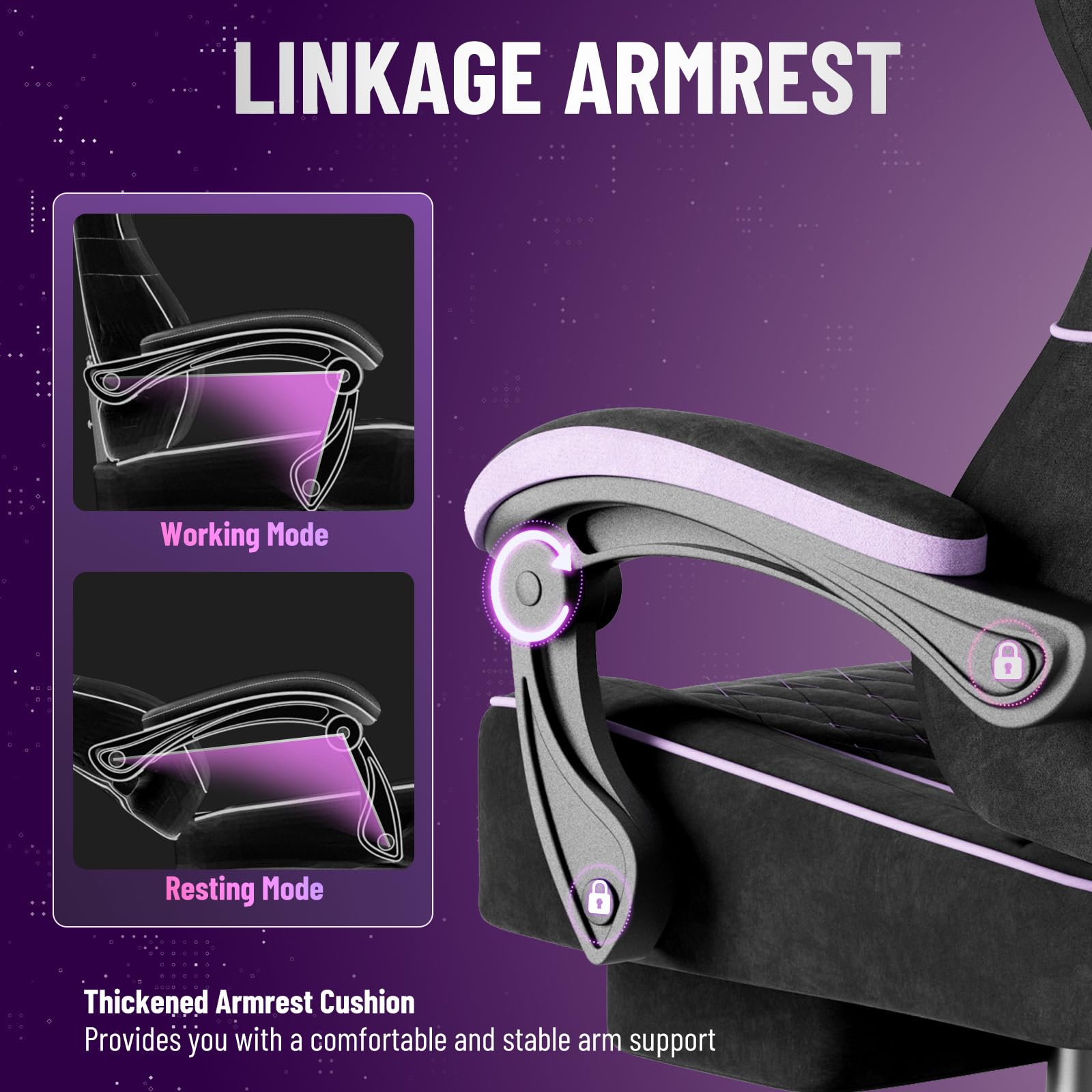 Chaise De Bureau De Gaming - Avec Fonction De Massage Usb - Ergonomique