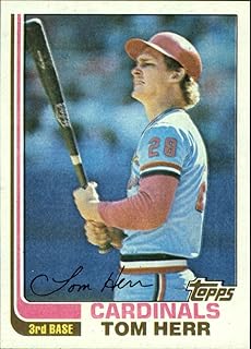 1982 Topps Baseball Card #27 Tom Herr