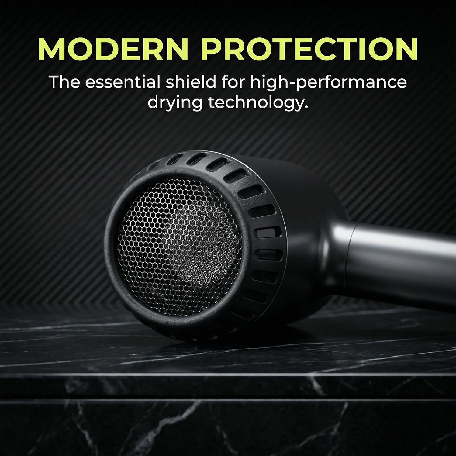 3pcs Hair Dryer Back Cover with Mesh | Hair Blower Air Intake Vent Cover | Round Grille for Salon and Home Dryer Repair 2.36 Inch