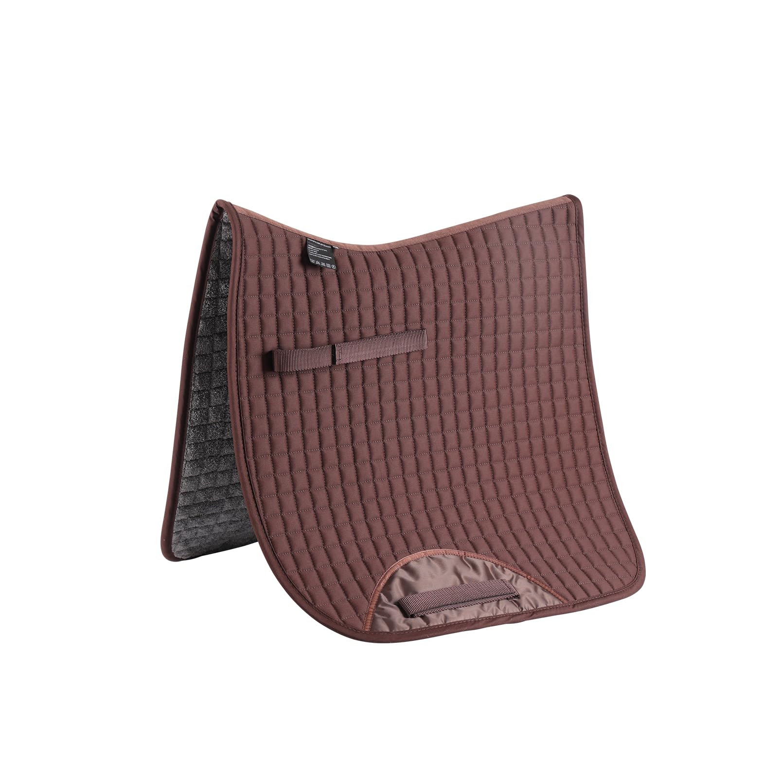 GP Coussinet de selle en coton universel marron, tissu de selle de saut classique respirant
