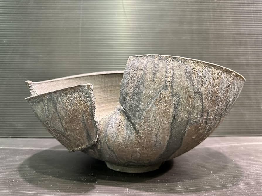 【新品未使用品】細川政己 y鉢 霞鉢　大鉢 新品未使用品】細川政己 y鉢 霞鉢 大鉢 細川政己 鉢 細川