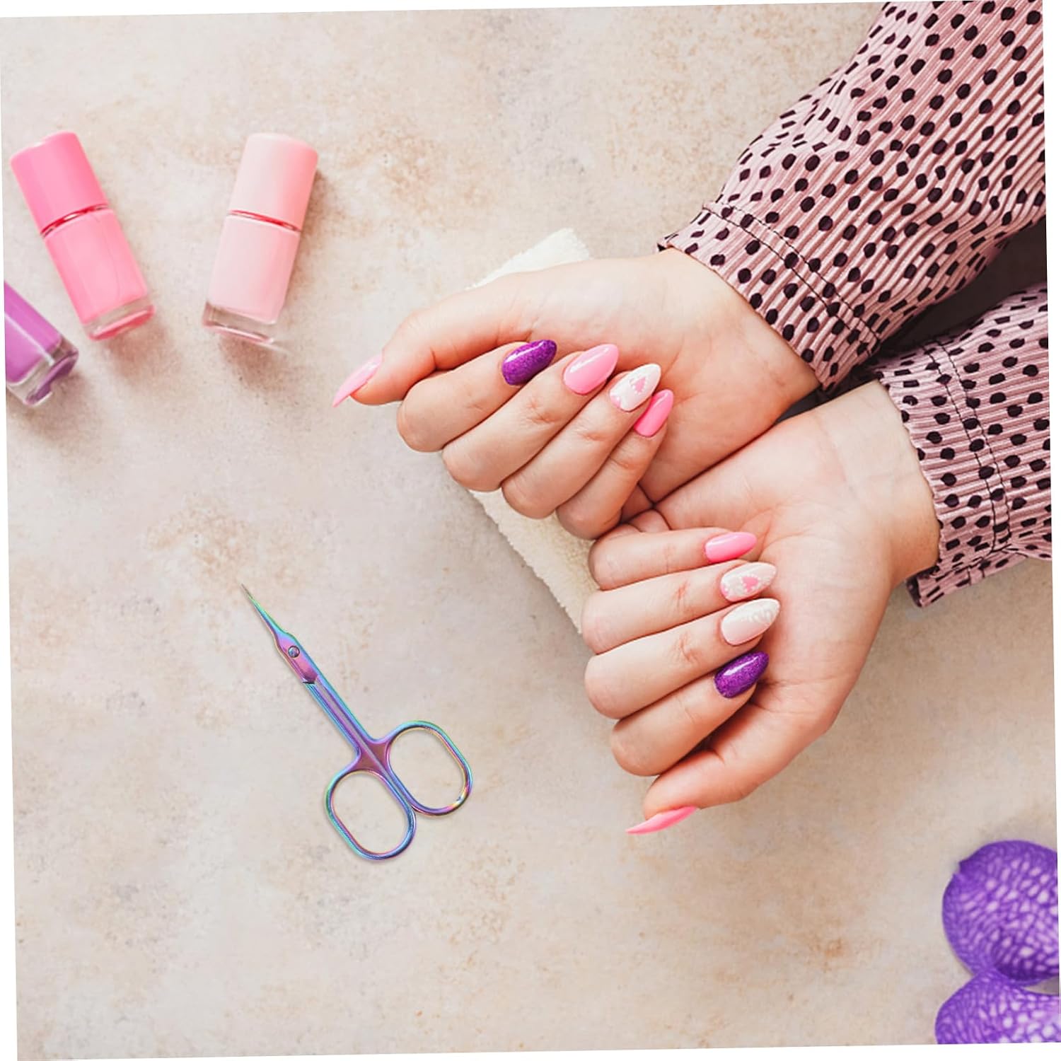 Ipetboom Precision Dead Skin Remover Tool with Ergonomic Handle for Nail Care Professional Manicure Pedicure Essential for Home Use