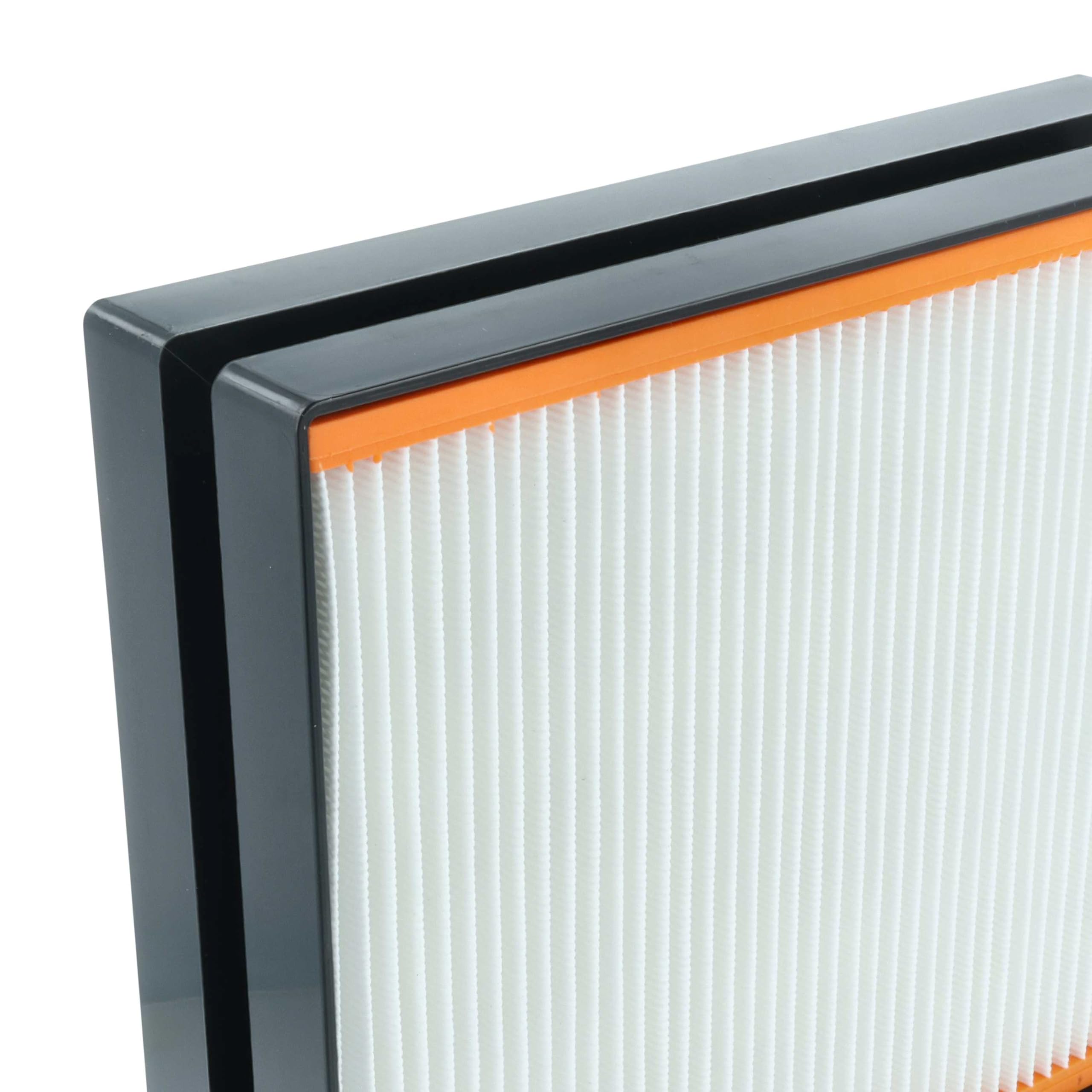 vhbw 10x filtro a pieghe piatte F8 compatibile con 3M unità mobile di aspirazione n. 64396 aspirapolvere, industriale - Elemento filtrante