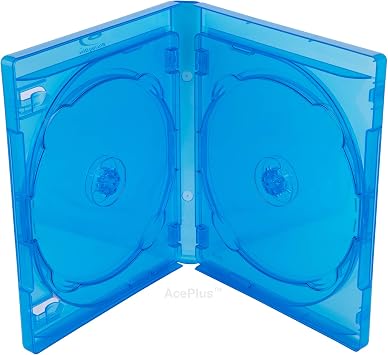 Multi 6-Disc Disc Blu-Ray Case in 22mm Super Thick Thickness with Inner Hinge Tray - Single Case (1 Piece)