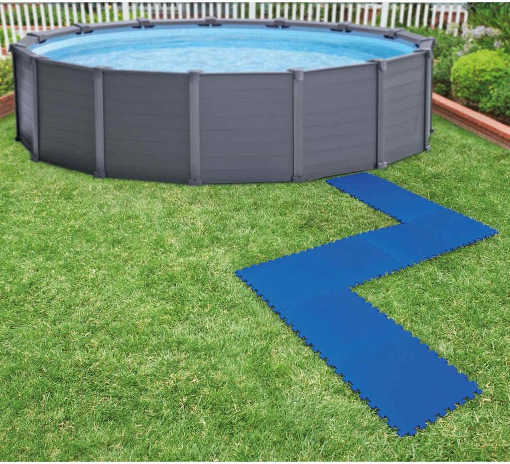 Intex 29081 – Pool Floor Protector 50 x 50 x 1 cm, 8 Pieces