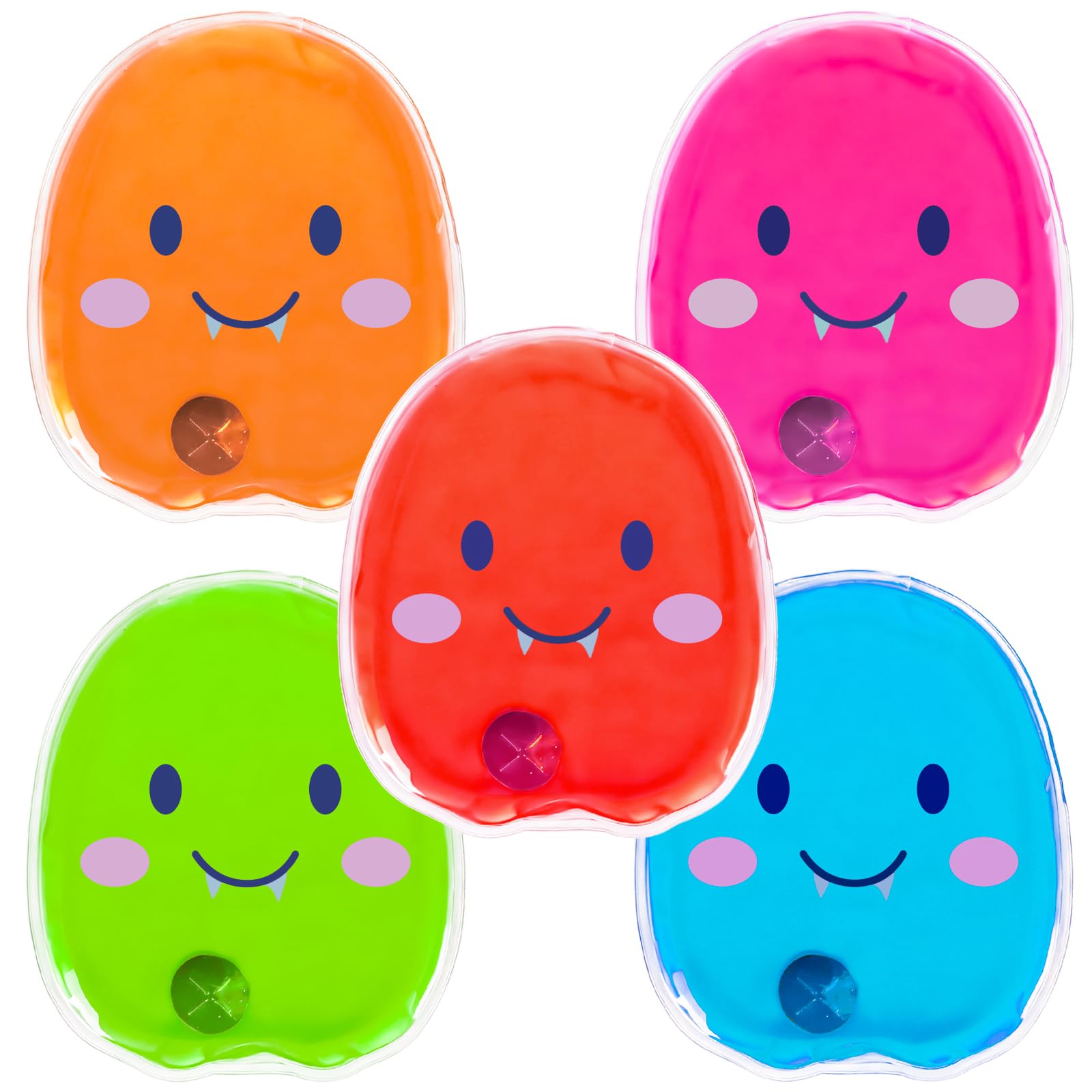 5 Pieces Reusable Snap Warmer Bags Hand Warmer Clicks Small Bag