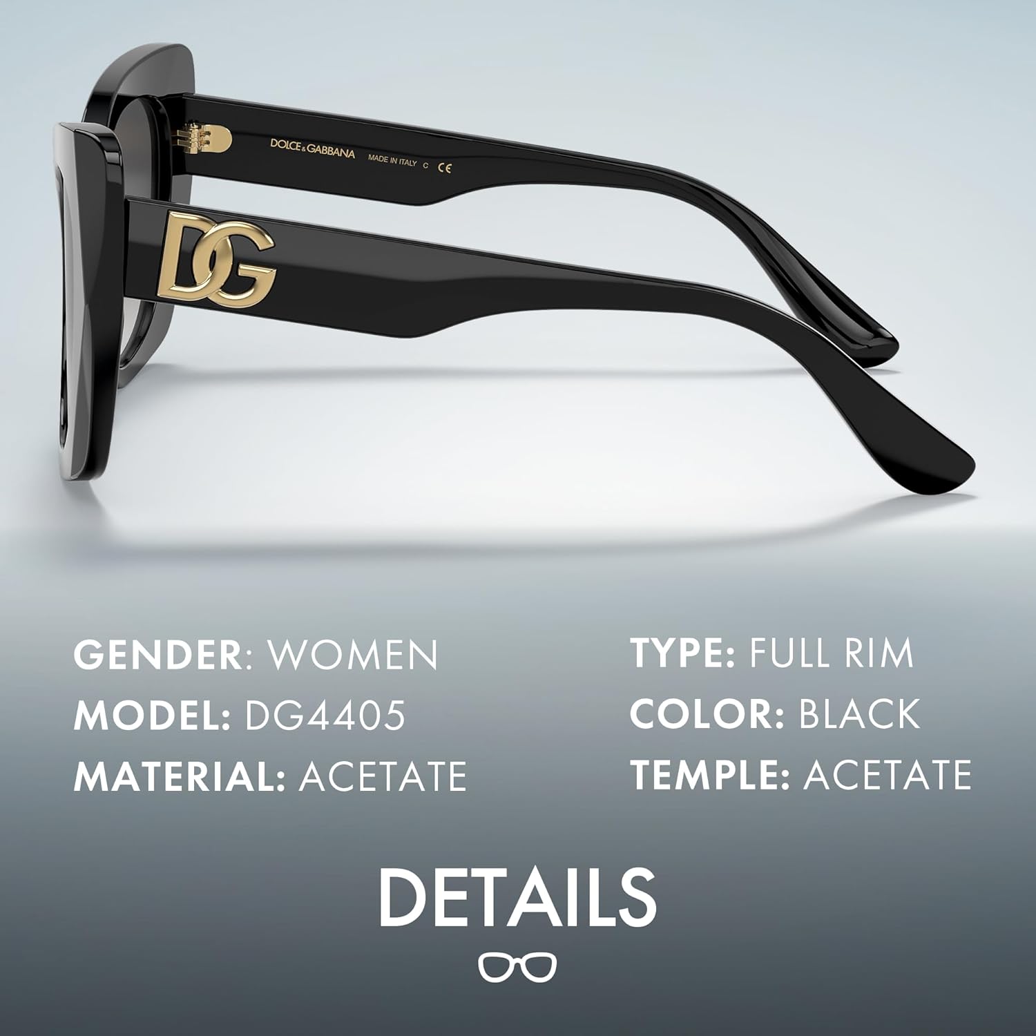 DOLCE & GABBANA DG4405 Óculos de sol com logotipo cruzado DG em forma de borboleta com kit de óculos de luxo em promoção! Veja a oferta e mais achadinhos de Óculos de sol 2 Hoje é o melhor dia para comprar DOLCE & GABBANA DG4405 Óculos de sol com logotipo cruzado DG em forma de borboleta com kit de óculos de luxo com aquele preço maroto! Promoção! Aproveite a oferta! 2