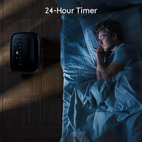 Miniatura 8 de Waykar Deshumidificador Energy Star de 150 pintas de 7,000 pies cuadrados con manguera de drenaje para habitaciones grandes comerciales e