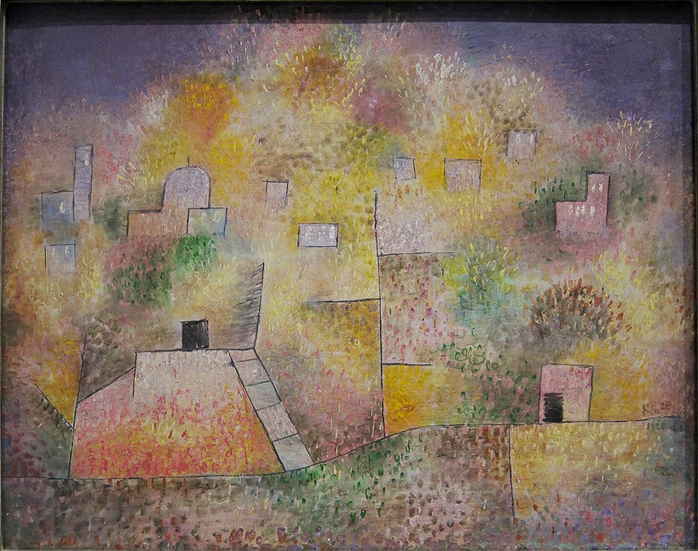 Toile Paul Klee Jardin Oriental édition XL finition haut de gamme