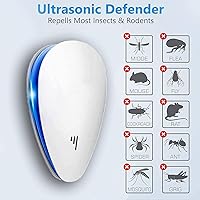 Vista 2 de Ultrasonic Pest Repellent(6 Pack), 2023 Newest Electronic Pest Repeller Indoor Plug in Bug Repellent for Pest Control Mosquito, Spider, Mice, Ant