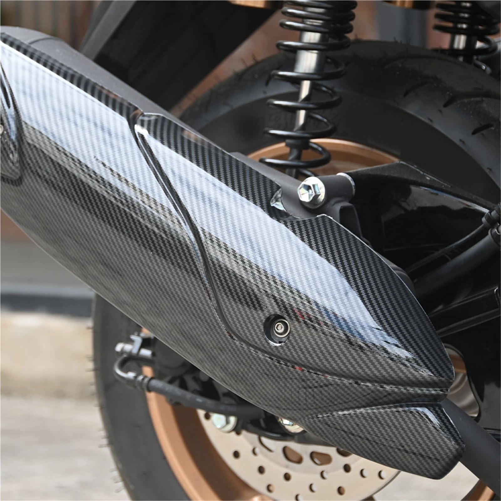 para Yamaha NMAX 2020 2021 2022 2023 2024 2025 Cubierta Protectora De Tubo Escape Modificado Escudo Térmico Protector Antiescaldado Accesorios Motocicleta