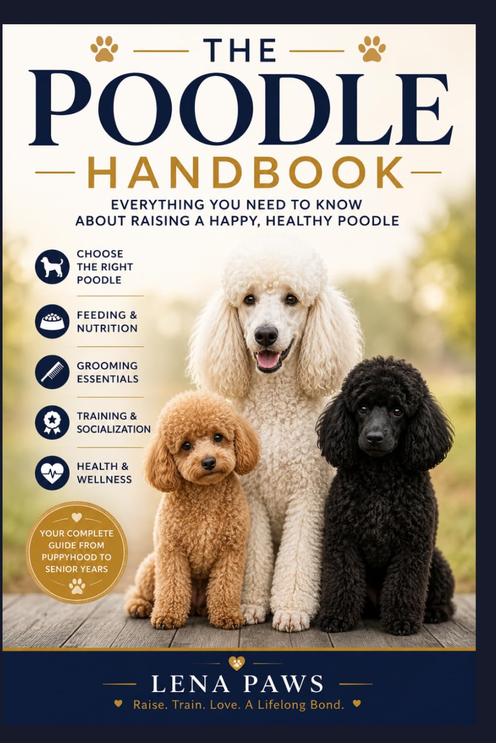 THE POODLE HANDBOOK: Everything You Need to Know About Raising a Happy, Healthy Poodle
