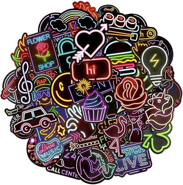 Felly Graffiti Stickers, Stickers Pack [50 Pcs] Vinyl Decal Personalized Vsco Stickers for DIY Laptop Suitcase Skateboard Guitar Fridge Bike Teens Adults Waterproof Bmx Stickers