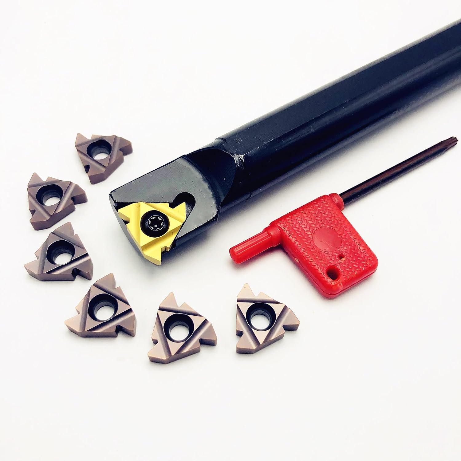 Tool Part for 1PCS SNR0020R22 SNR0025S22 Super Hard Metal Threaded Tool Holder Internal Tools Holder for 22ER 22IR Thread Cutting Tool - (Dimensions: No Insert/Cutting Edge Diameter: SN R0025S22)