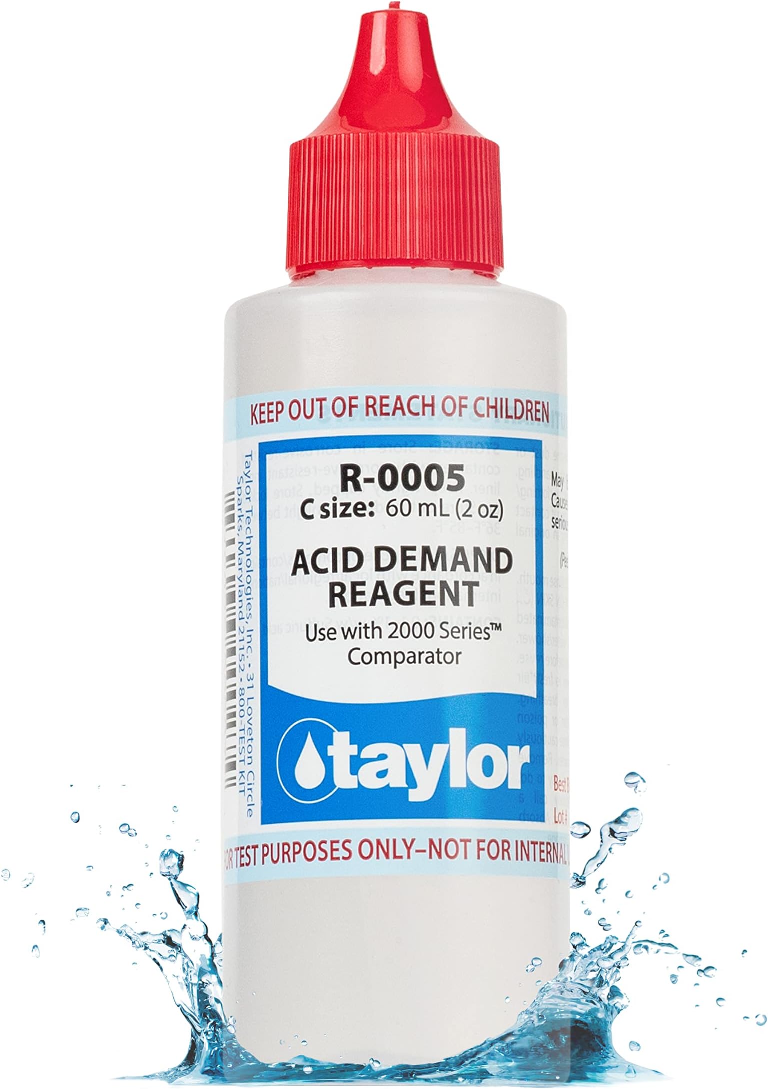 Taylor Replacement Reagents R-0005-C Acid Demand #5-2 Ounces