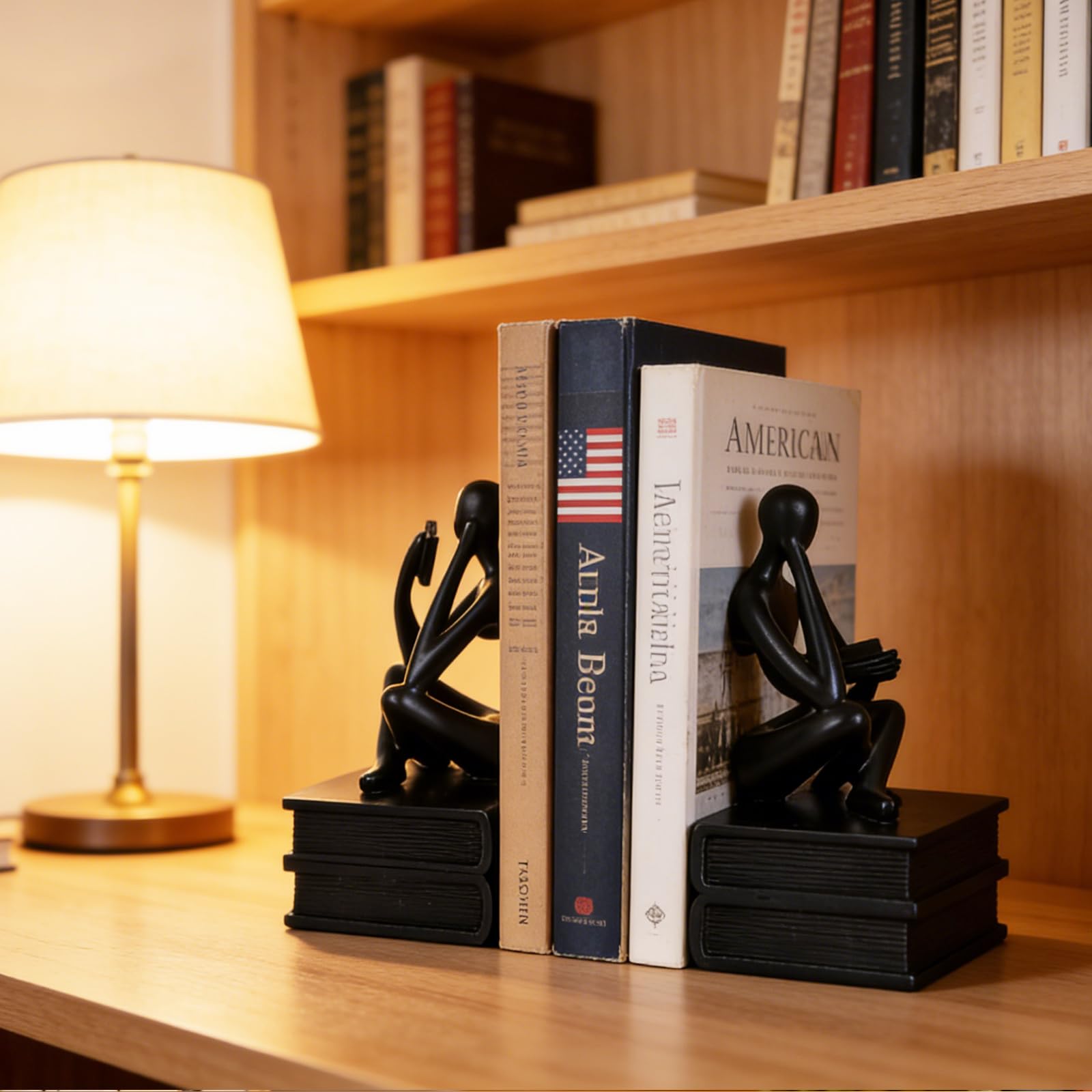 Fermalibri da lettura, regali per gli amanti dei libri, decorazione per scaffali per lettori, laureati, studenti e insegnanti, decorazione per la casa della scultura per scaffali, scrivania, ufficio e