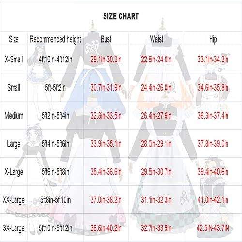 Miniatura 2 de Vestido de sirvienta Kimetsu no Yaiba, Kimetsu no Yaiba Demon Slayer COSPlay disfraz de criada